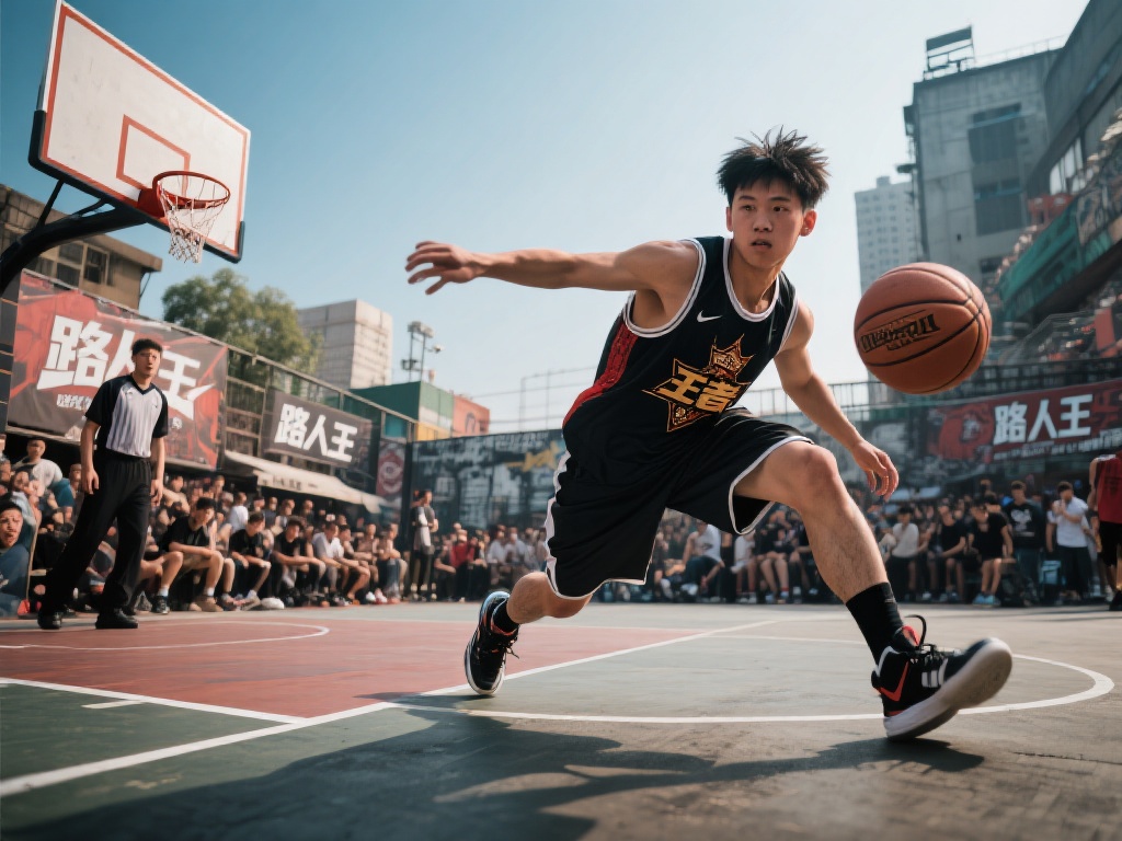 在街头篮球的世界里，每一块空地都可能成为热血的战场