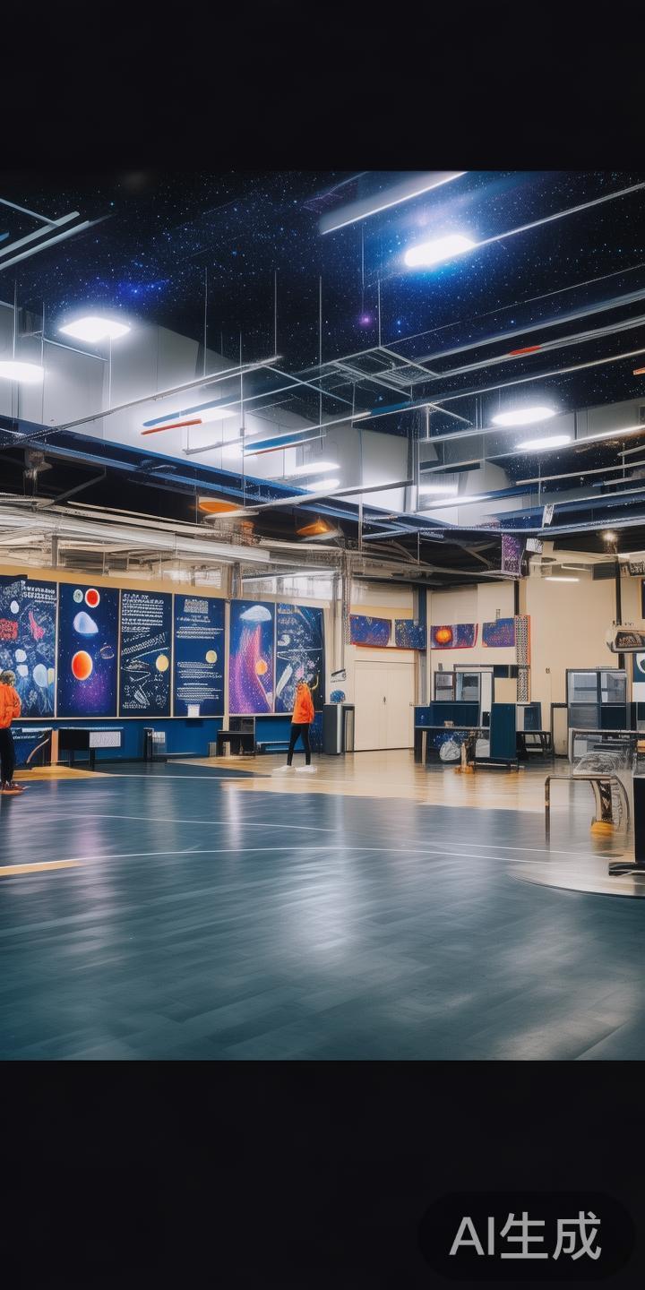 探索“星空”与“体育中国”融合发展的创新路径与未来趋势:开创科技与体育融合的新时代 三、科普教育融合:在体育训练场所或体育场馆中设置天